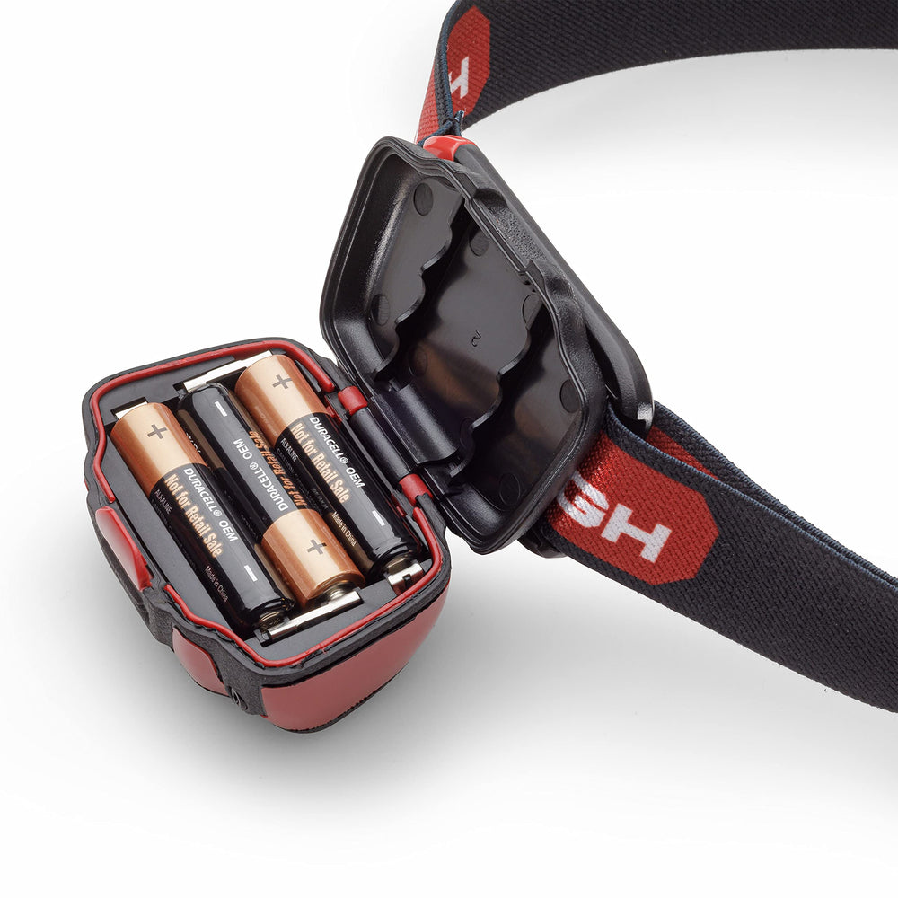 Ideal for garage and outdoor projects with Hyper Tough headlamp