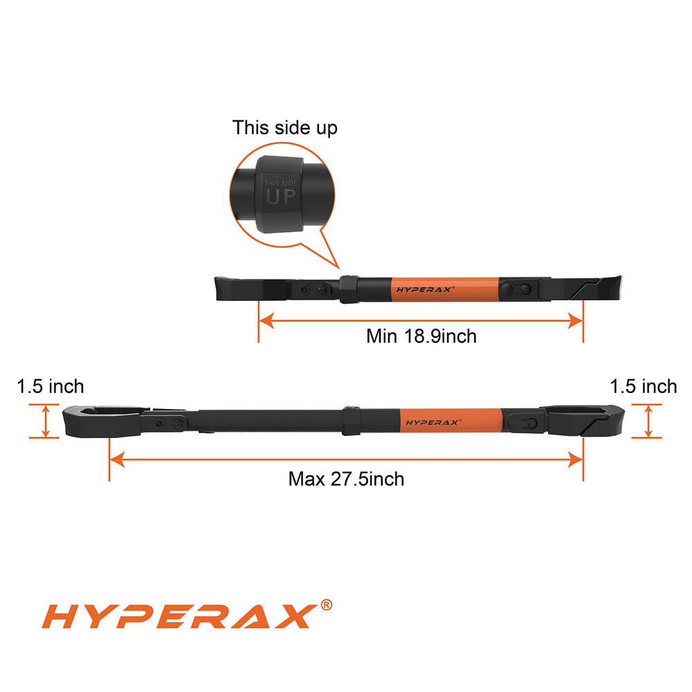 HyperAX supports up to 70 lbs, ideal for sturdy e-bikes.