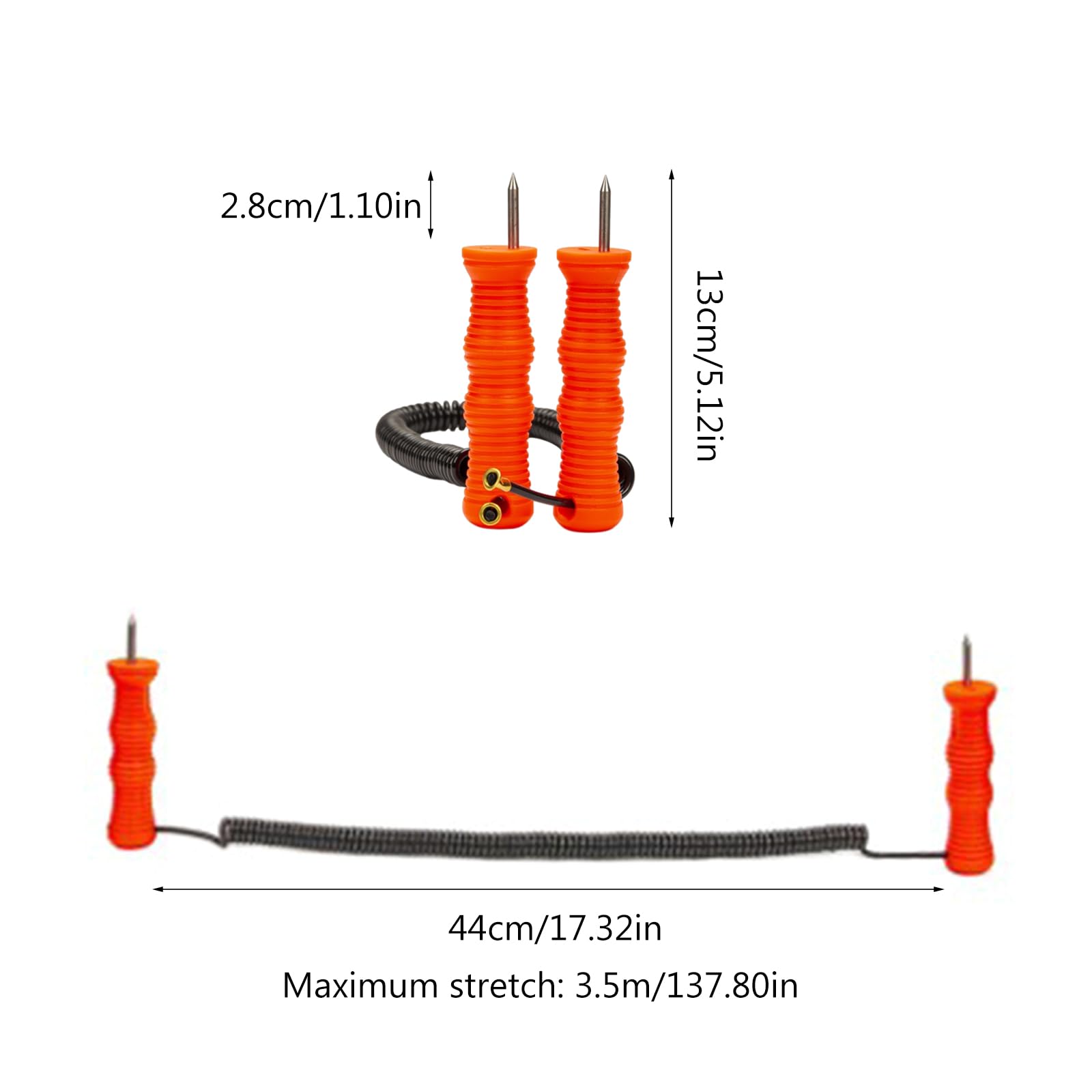 HYROOY ergonomic handle provides secure grip during cold-weather use