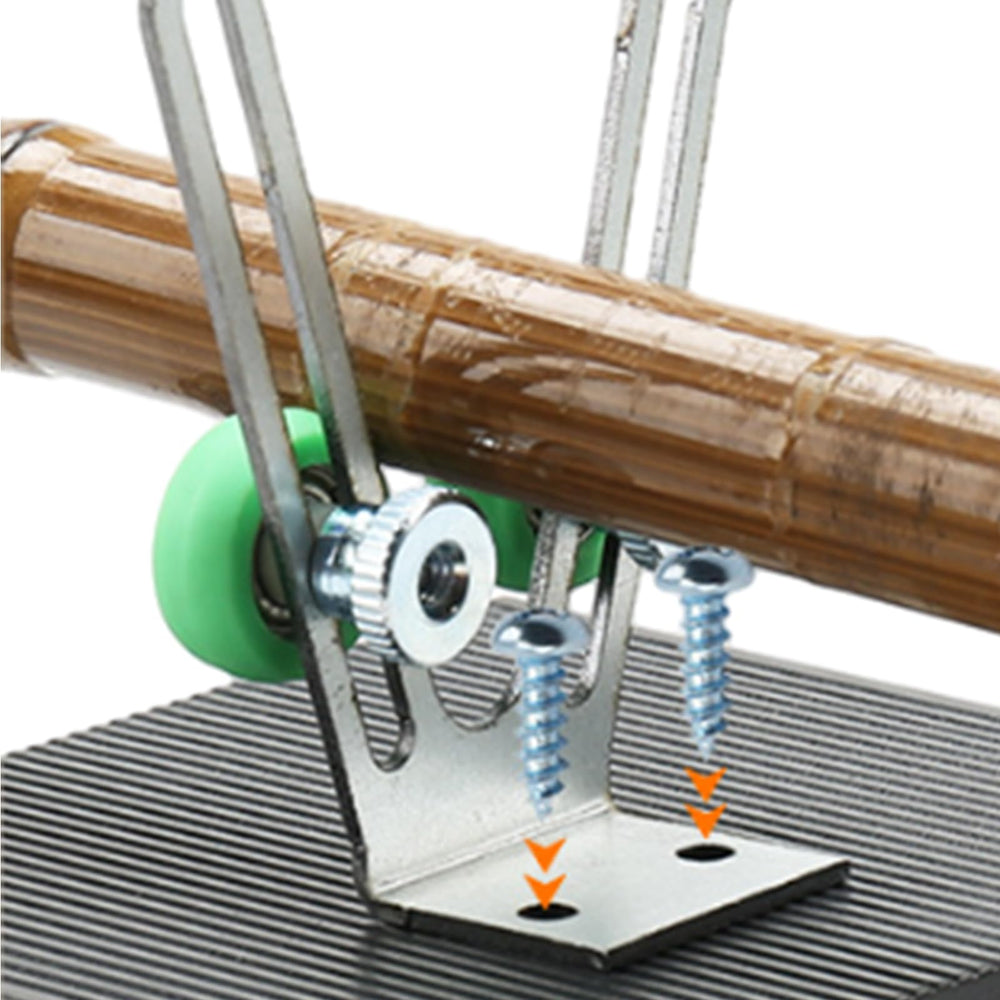 HYROOY metal construction provides sturdy support for rod work and maintenance