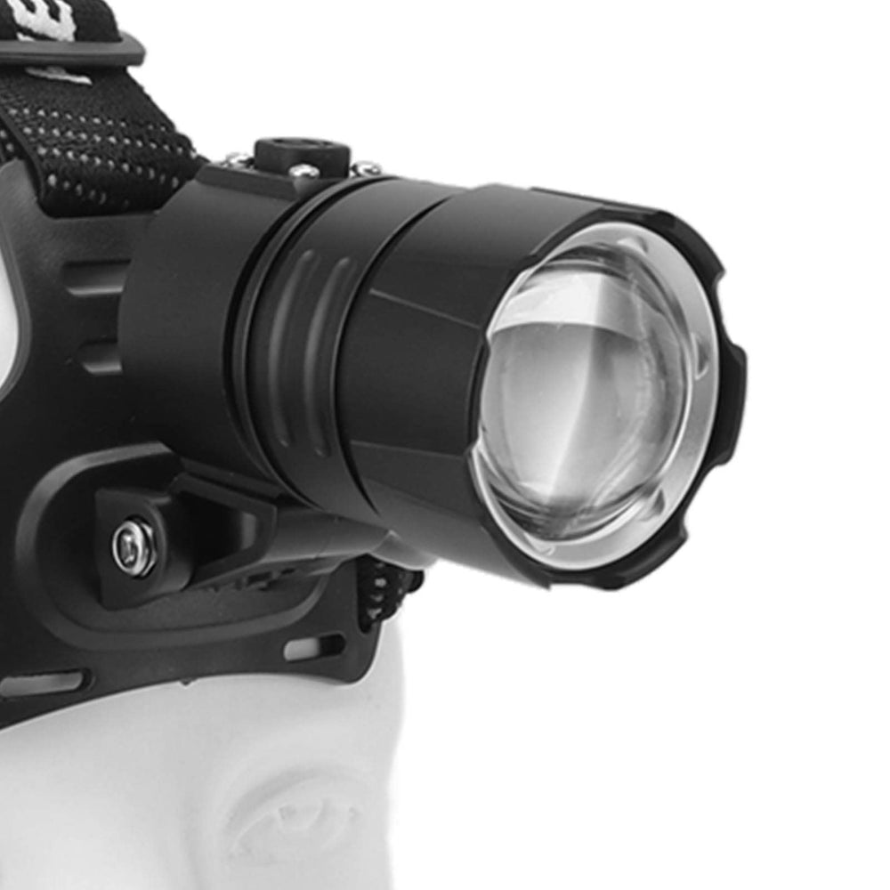 Hyuduo headlamp aluminum alloy body delivers durable outdoor performance.