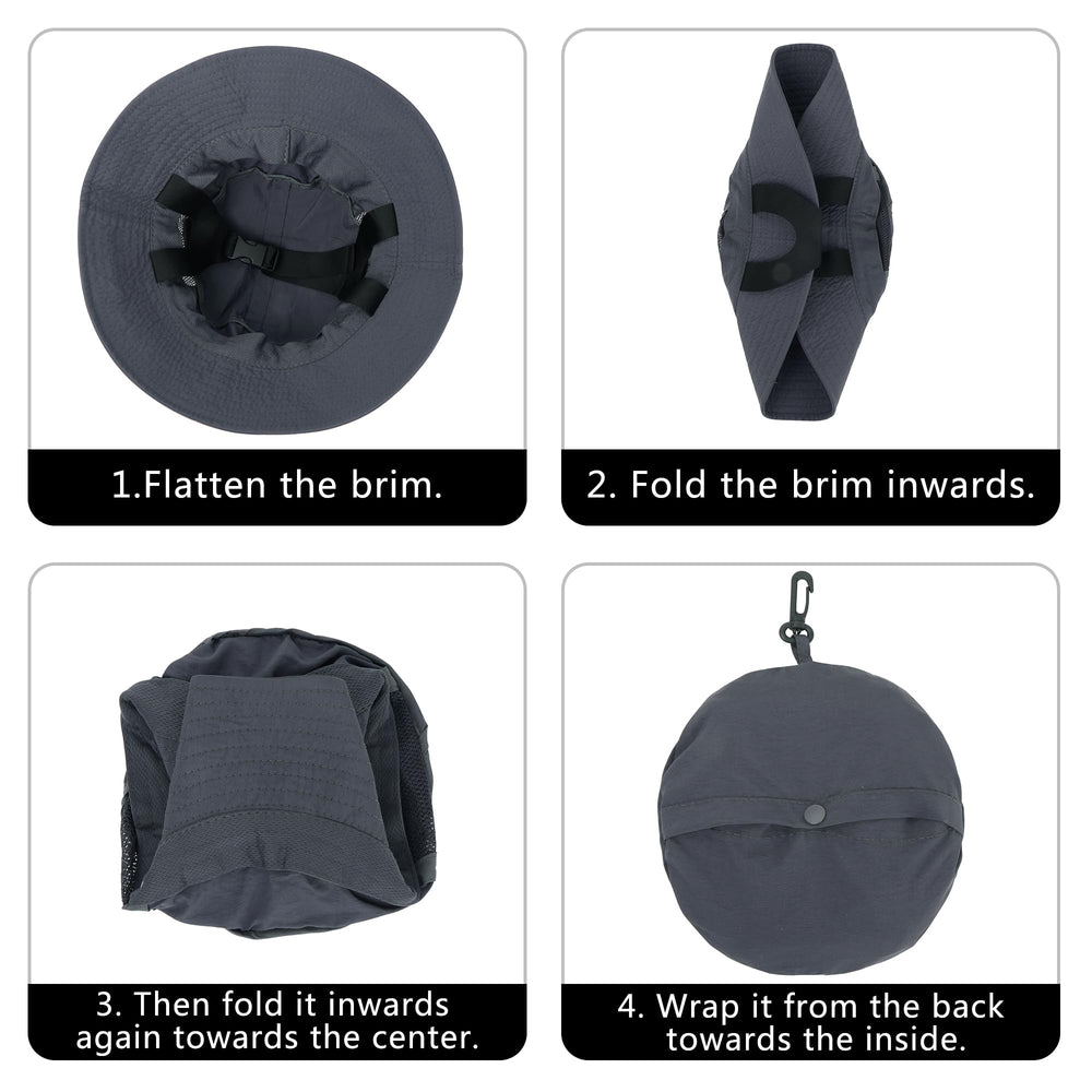 Hyuyikuwol bucket surf hat foldable design for easy travel