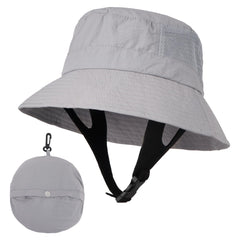 Hyuyikuwol bucket surf hat with UPF50+ shields the face during water sports.