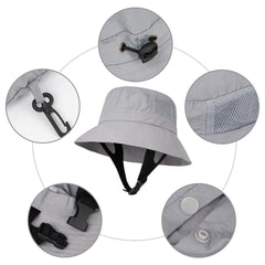 Hyuyikuwol fast-dry hat for surfing and boating in sunny conditions.
