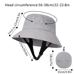 Hyuyikuwol light gray quick-dry hat dries fast after splashes.