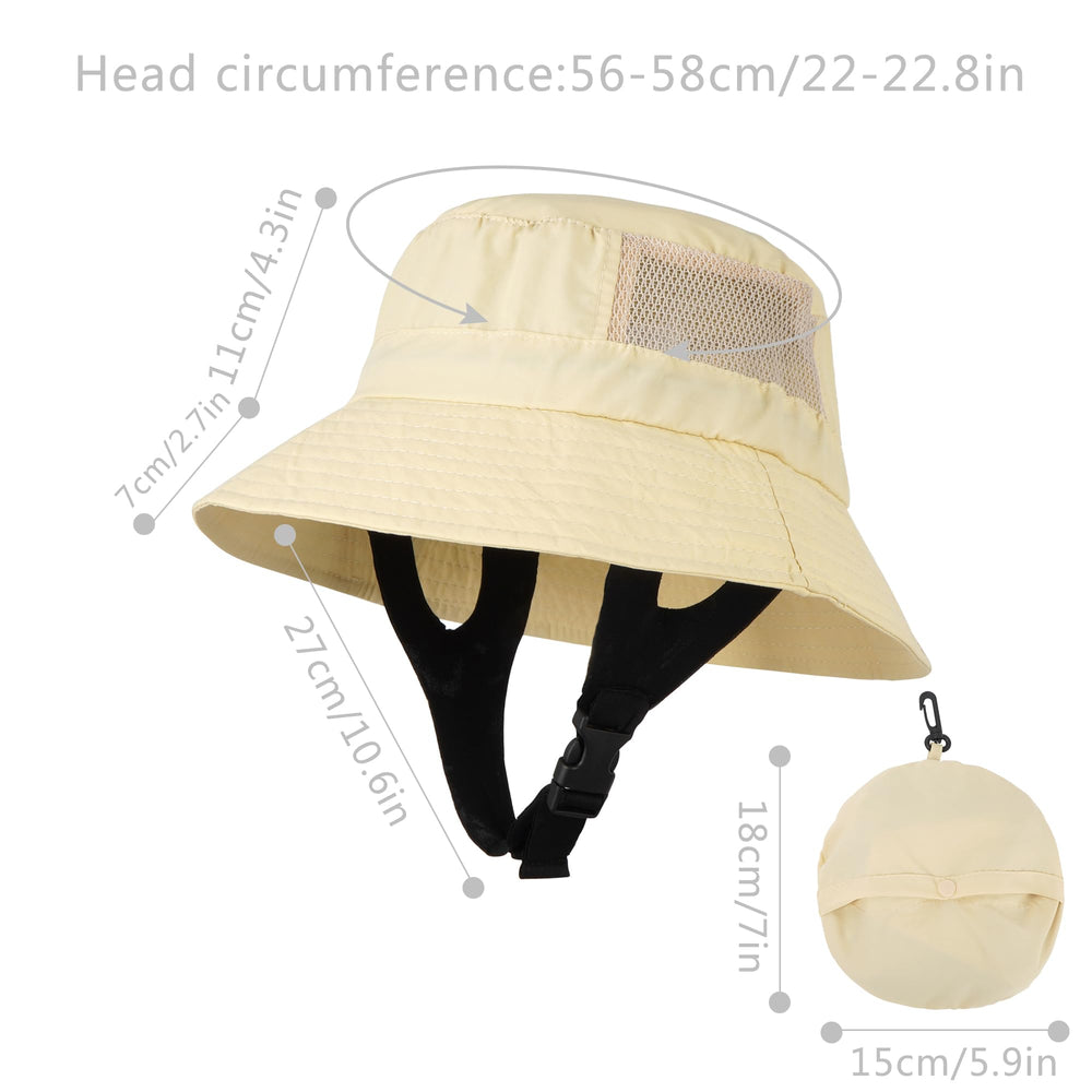 Hyuyikuwol quick-dry surf cap keeps you comfortable after water.