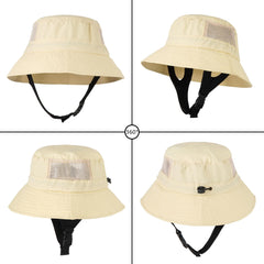 Hyuyikuwol UPF50+ sun hat with mesh for airflow.
