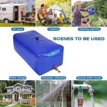HZGREEN Water Bladder 1000L ideal for camping and emergency water storage.