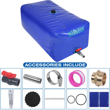 HZGREEN Water Bladder 1000L four stainless-steel handles enable versatile transportation.