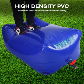 HZGREEN Water Bladder foldable design stores compactly when empty.