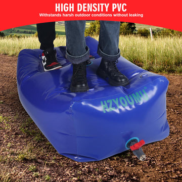 HZYOUMU-folded-water-bag-compact-storage: folds flat for compact transport.