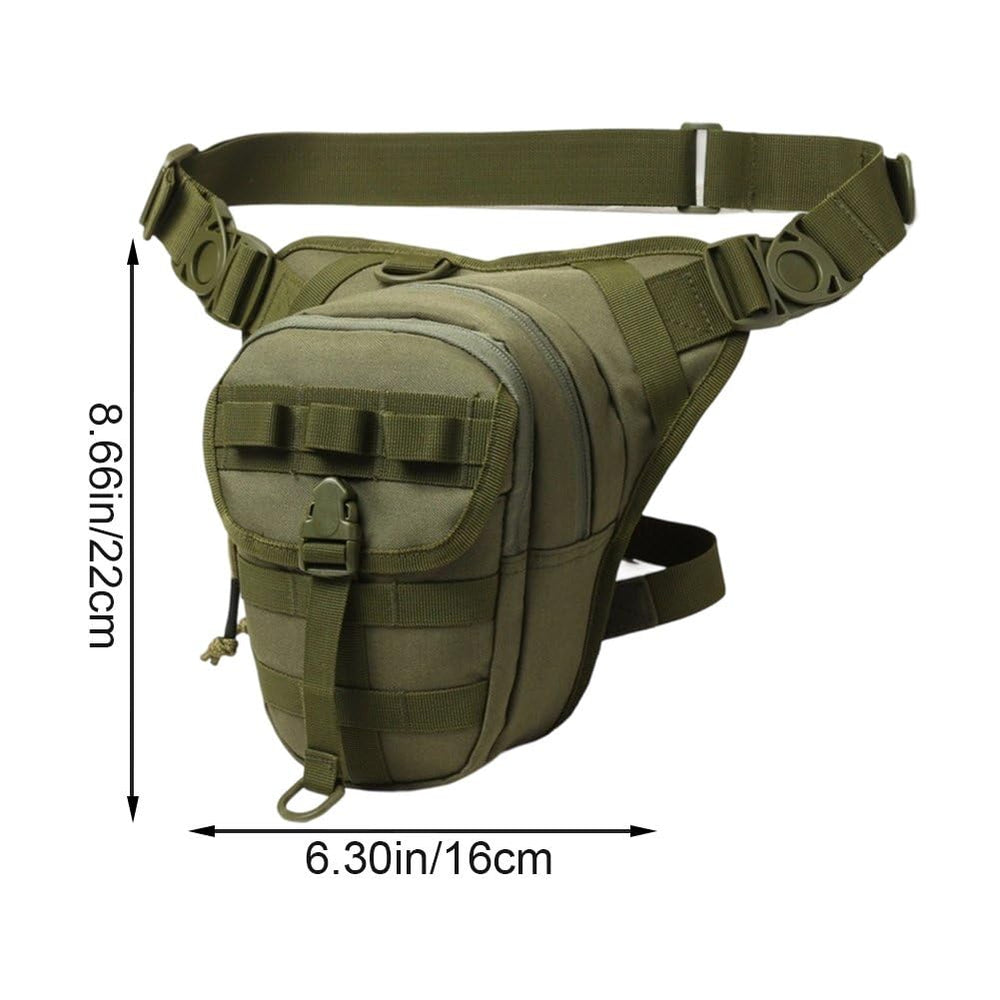 HZZSBU drop leg bag hiking ensemble demonstrates hands-free travel.