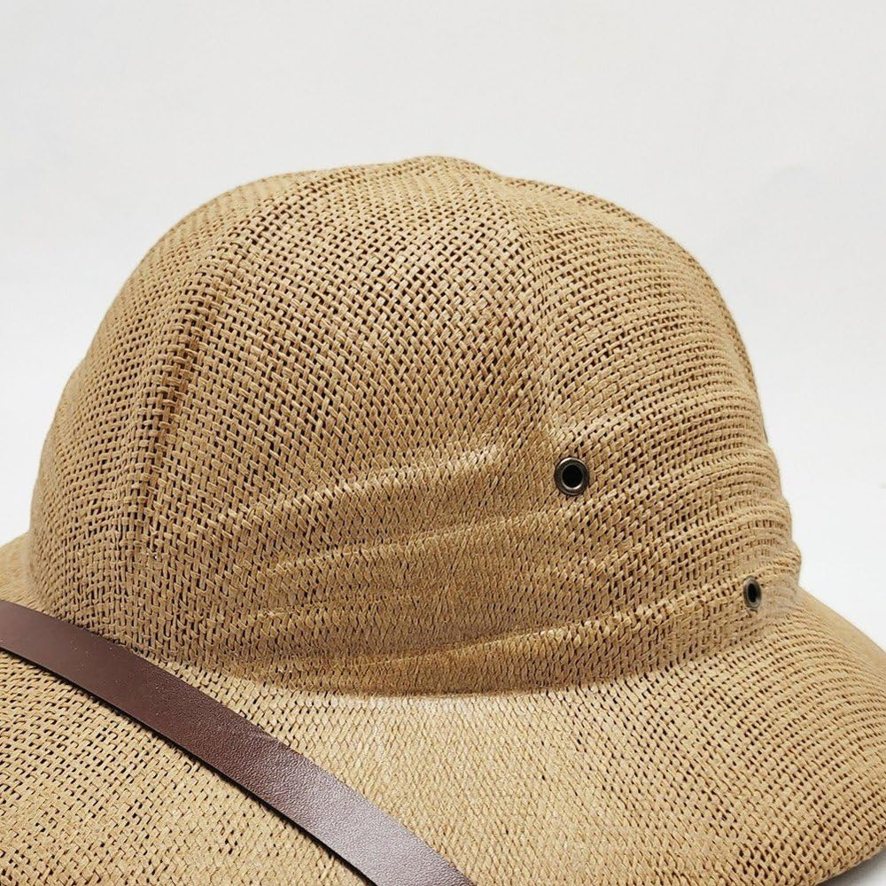 hzzsbu straw pith helmet packable travel design for vacations and trips