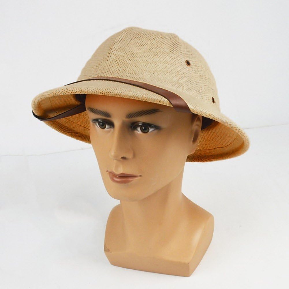 hzzsbu straw pith helmet soft lightweight material for all day wear