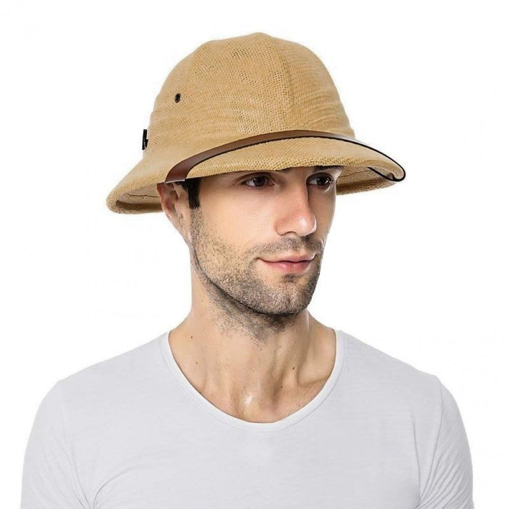 hzzsbu straw pith helmet vintage inspired look with modern sun protection