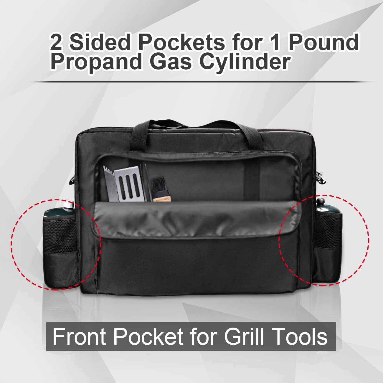 i frmmy case exterior shows durable 900D oxford fabric for long-lasting protection