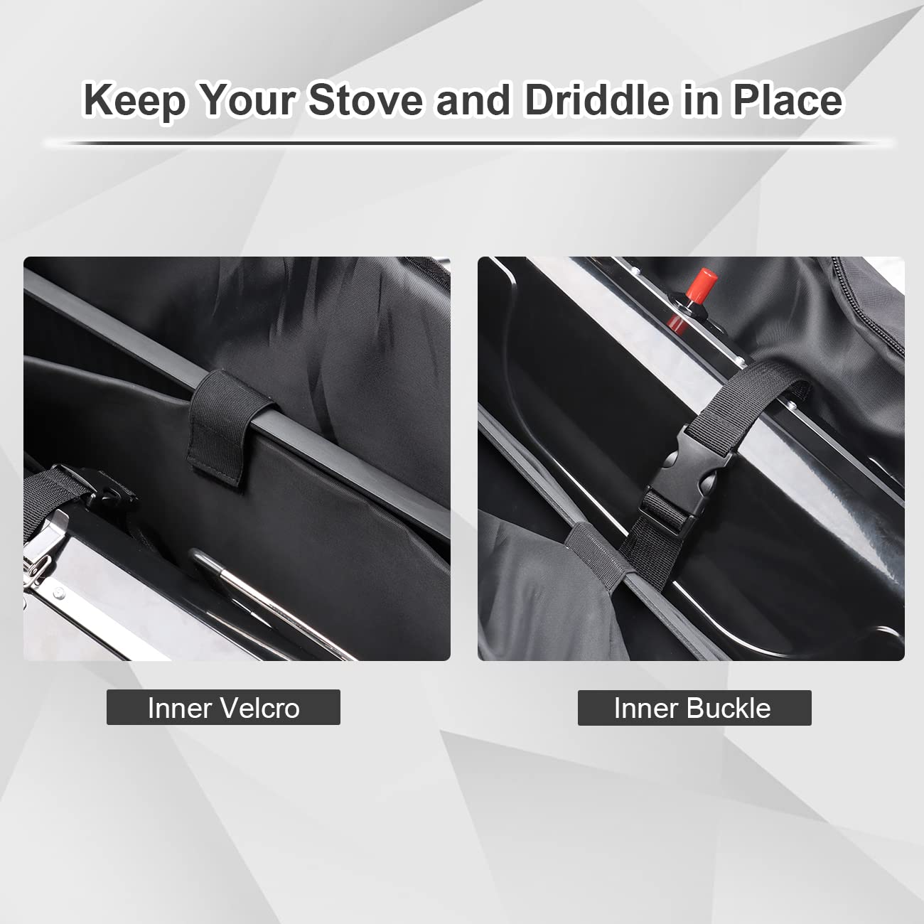 i frmmy internal divider keeps griddle tongs and tools organized