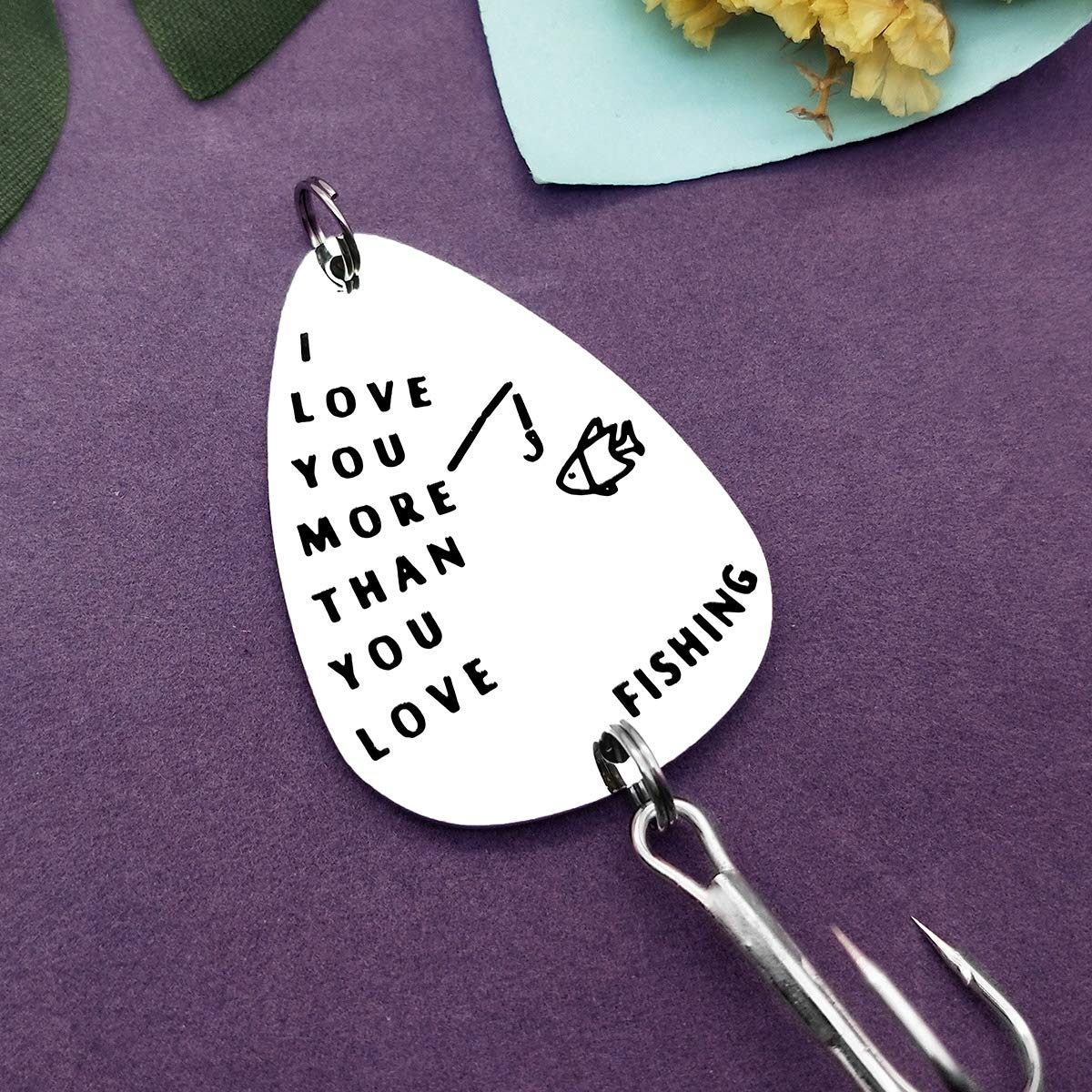 Gift bag and packaging for the I Love You More Than You Love Fishing Hook