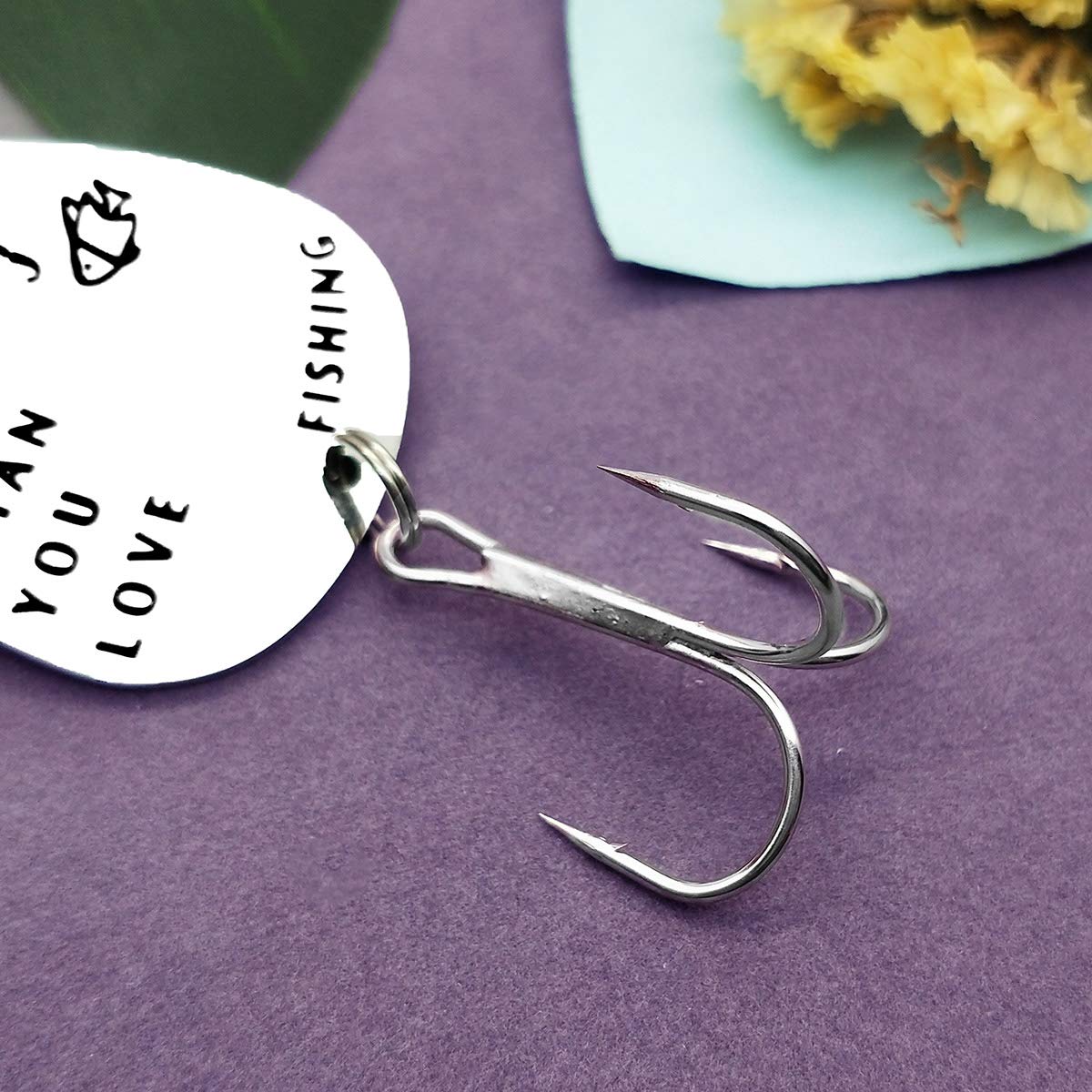 Close-up of the sharp hook tip