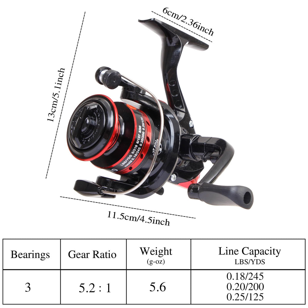 I00000 lure kit and lines offer ready-to-fish versatility for bass, trout, or panfish