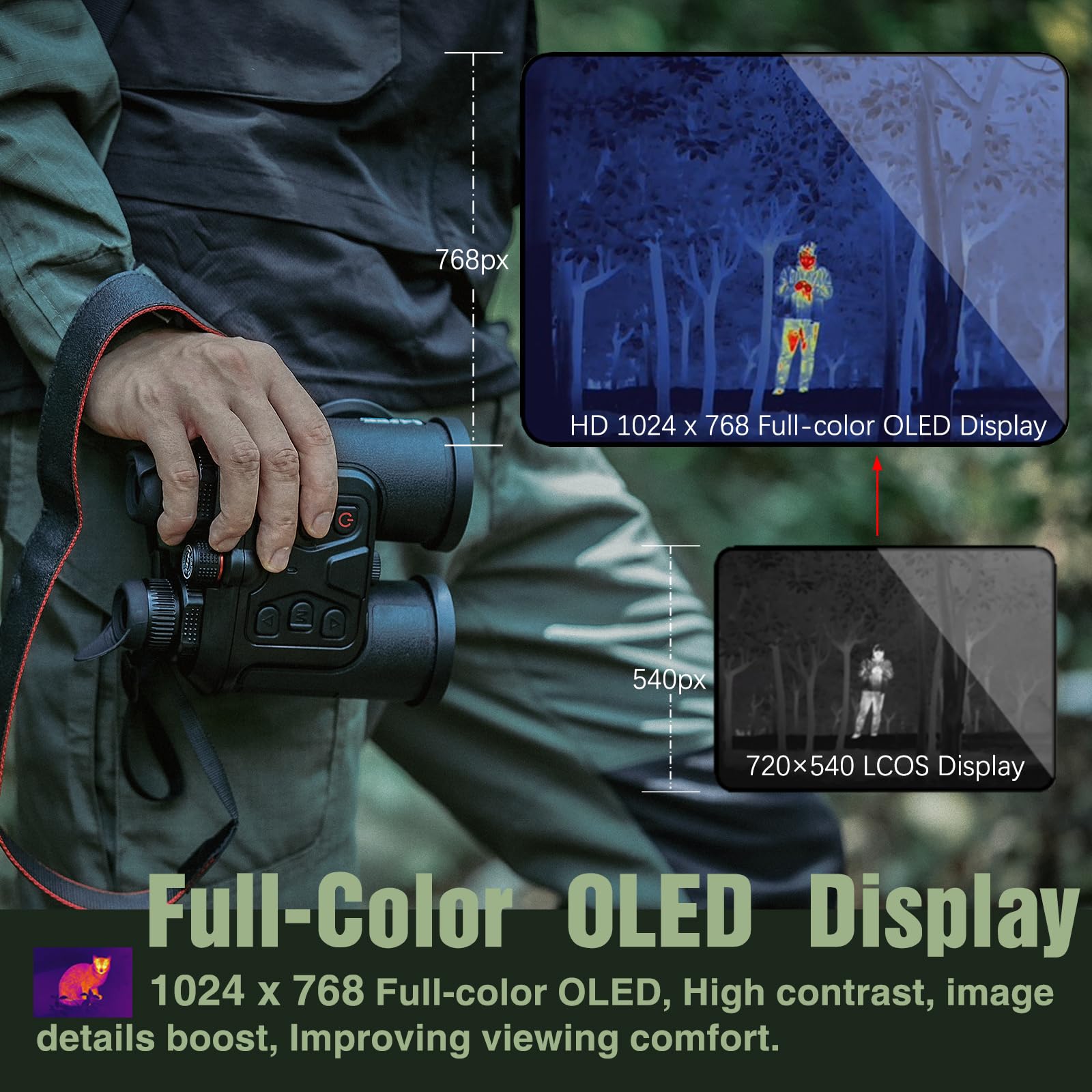 i4SEE B50-640 demonstrates 50mm focal length for stronger distant detail