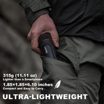 i4SEE E25-384 range visualization indicates up to 1300 m of thermal sensing.