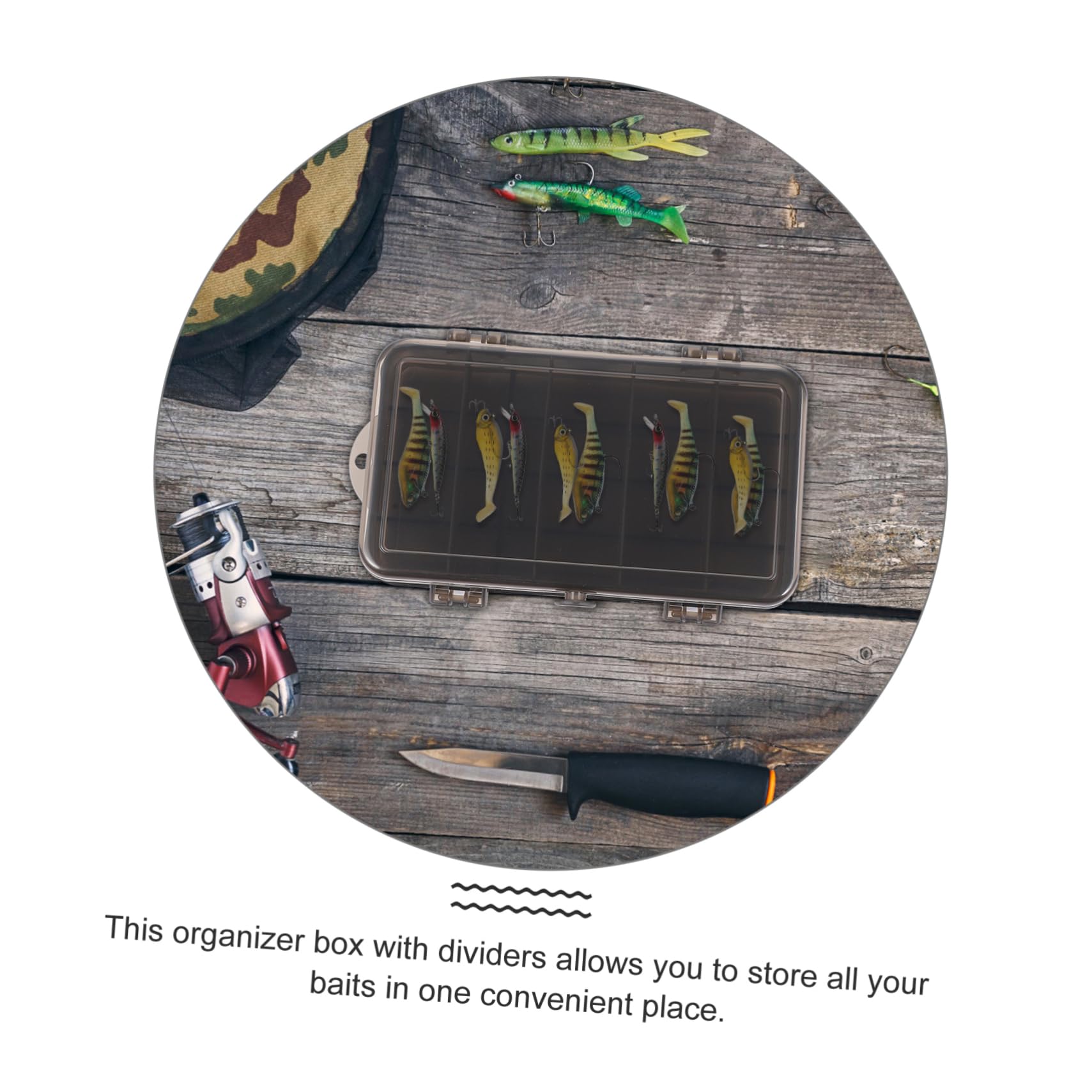 ibasenice bait hook case showcases space-saving design for easy transport