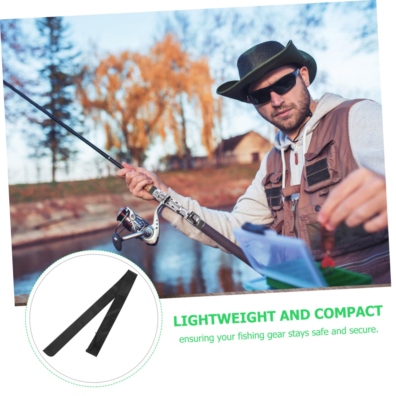ibasenice rod cover provides full coverage to prevent damage.