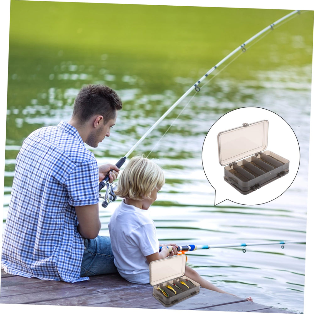 ibasenice tackle box sturdy construction for durable fishing gear storage