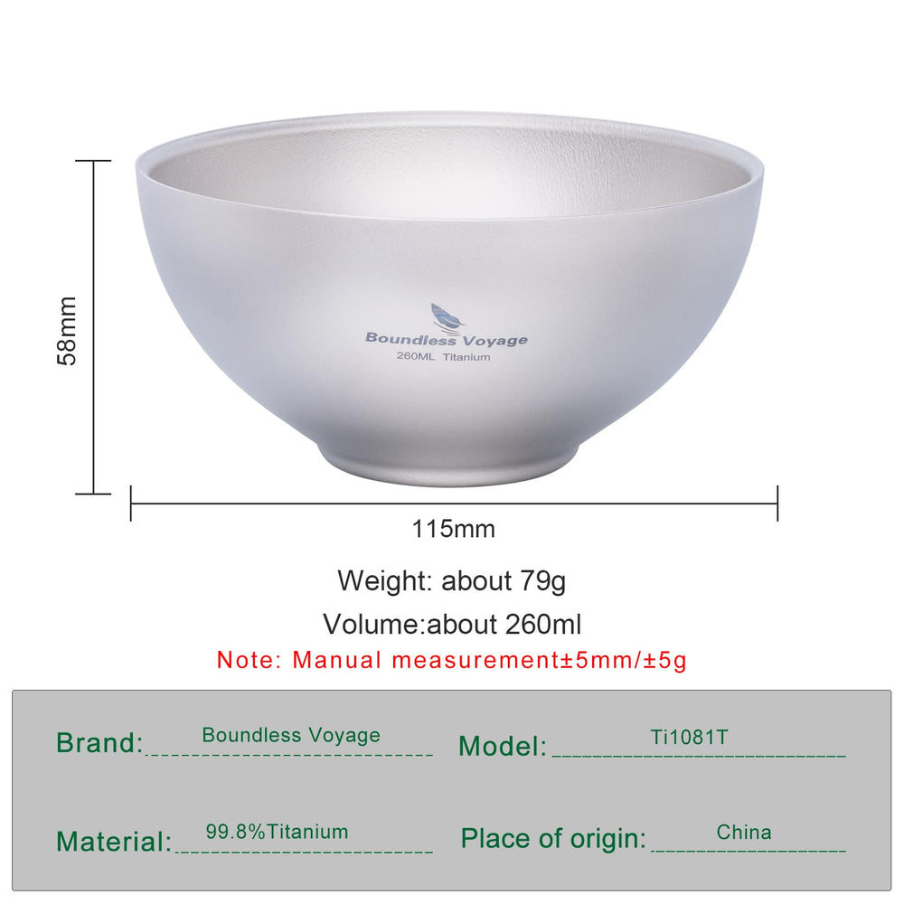 iBasingo bowl side view highlighting lightweight travel essential