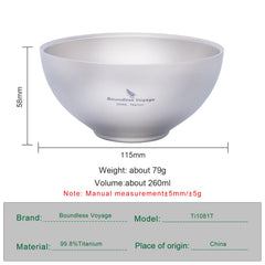iBasingo bowl side view highlighting lightweight travel essential