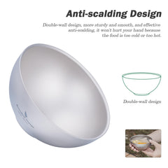 iBasingo bowl with ice demonstrates insulation capability