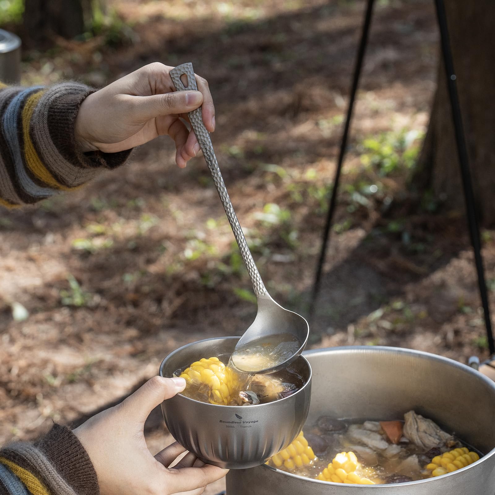 iBasingo Ti1062T dishwasher-safe titanium ensures quick cleanup after meals.