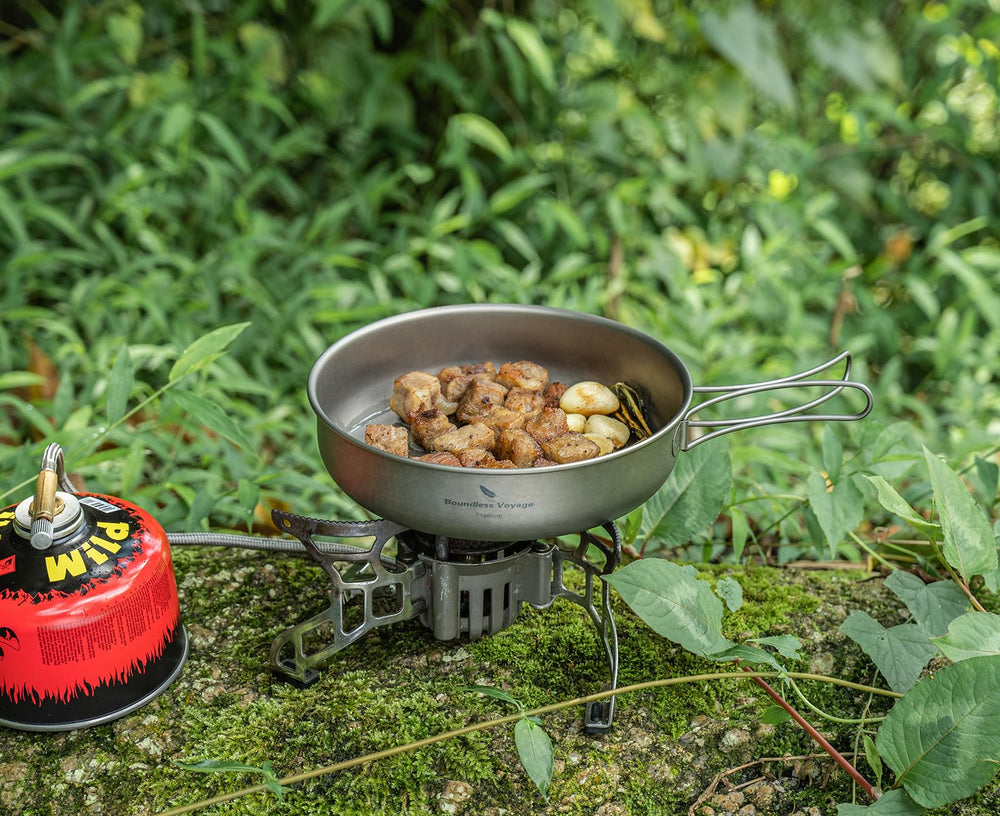 iBasingo drawstring-bag included keeps the pan organized during trips.
