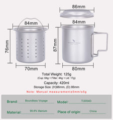 iBasingo folding-handle tea cup enables compact packing