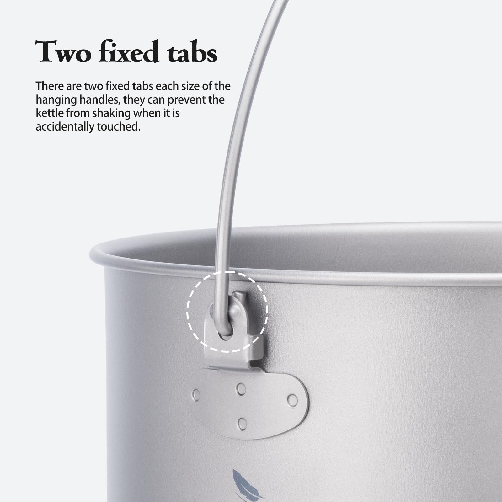 iBasingo 1300ml pot with measurement marks for portion control.