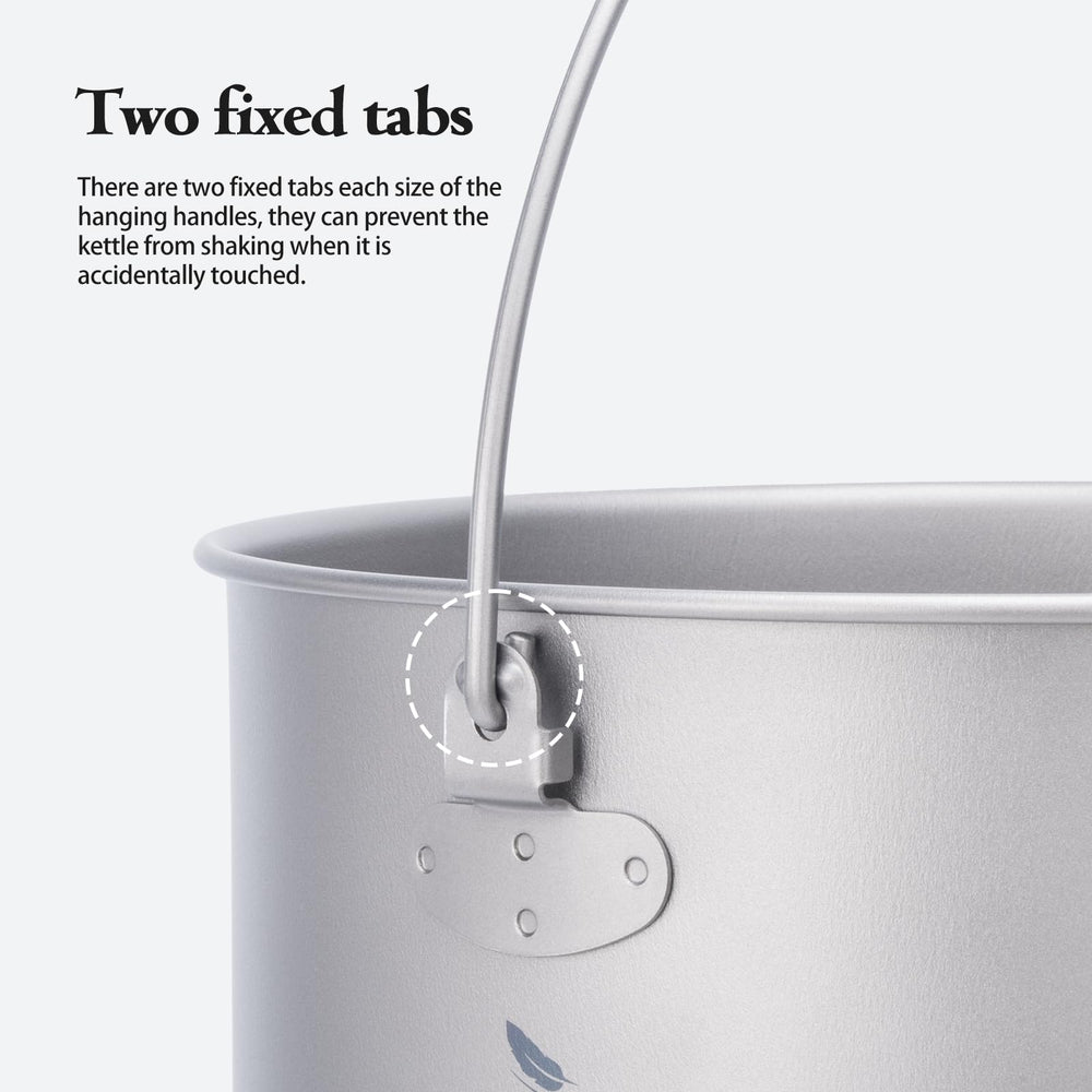 iBasingo 1300ml pot with measurement marks for portion control.