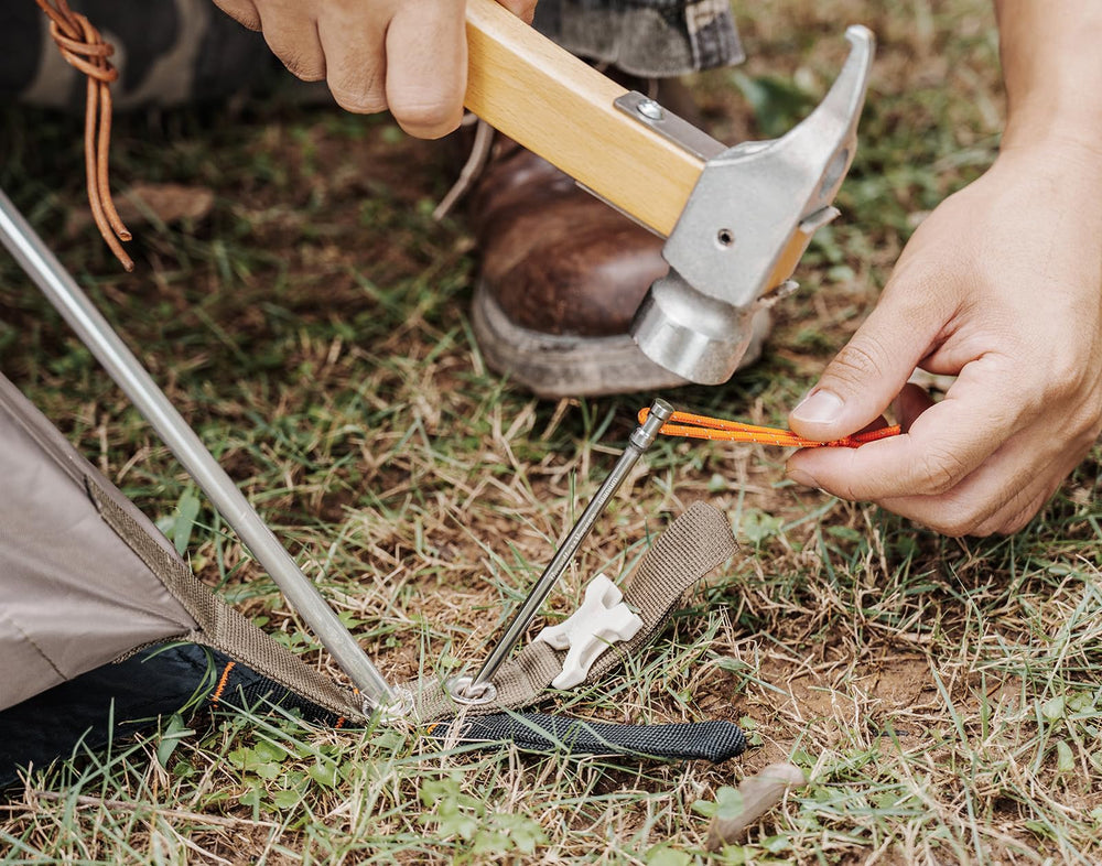 iBasingo compact packaging keeps stakes organized and portable.
