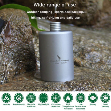 iBasingo reusable rust free titanium flagon