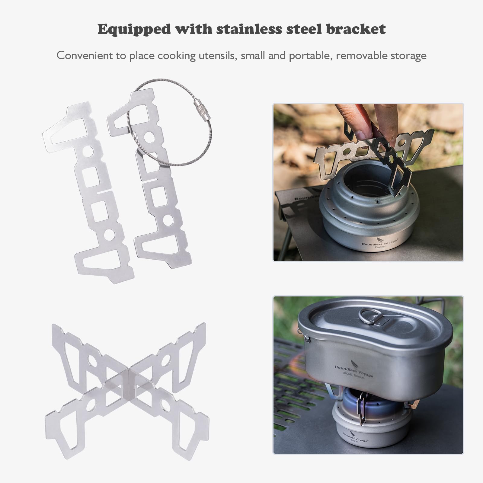 iBasingo stove supports denatured alcohol for flexible use