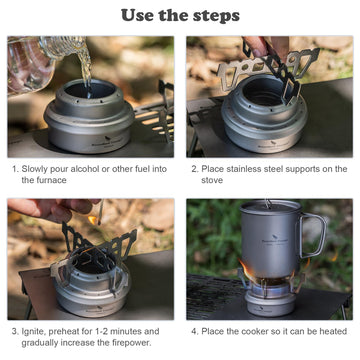 iBasingo titanium stove offers multi-fuel compatibility outdoors