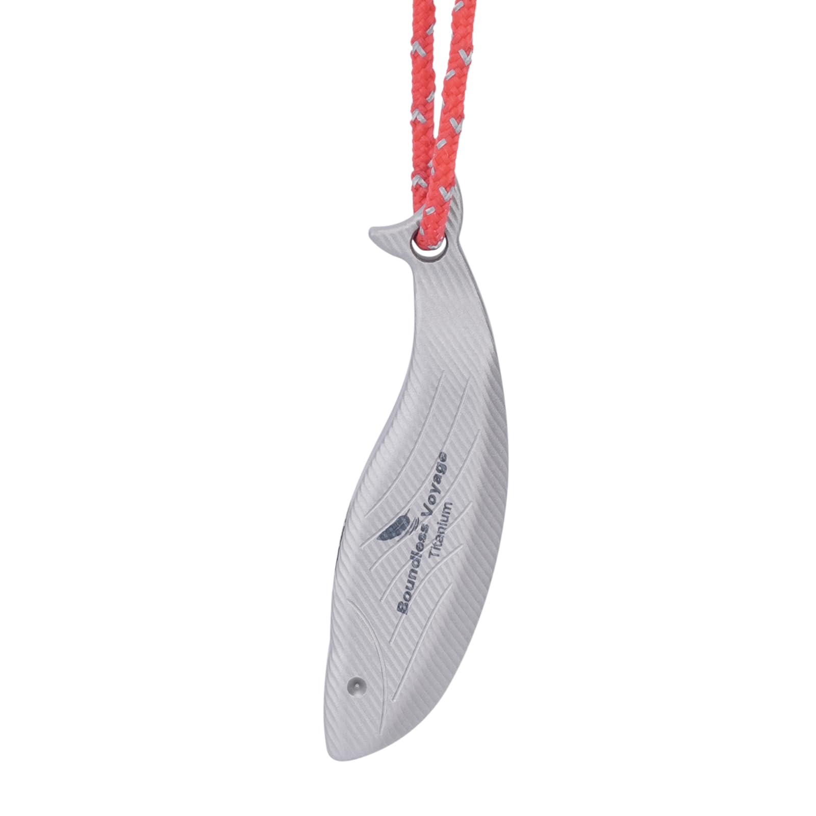 iBasingo titanium survival whistle emits 120dB for outdoor signaling.