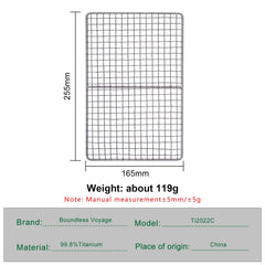 iBasingo ti2022c removable grid demonstrates durable, versatile grilling on outdoor trips