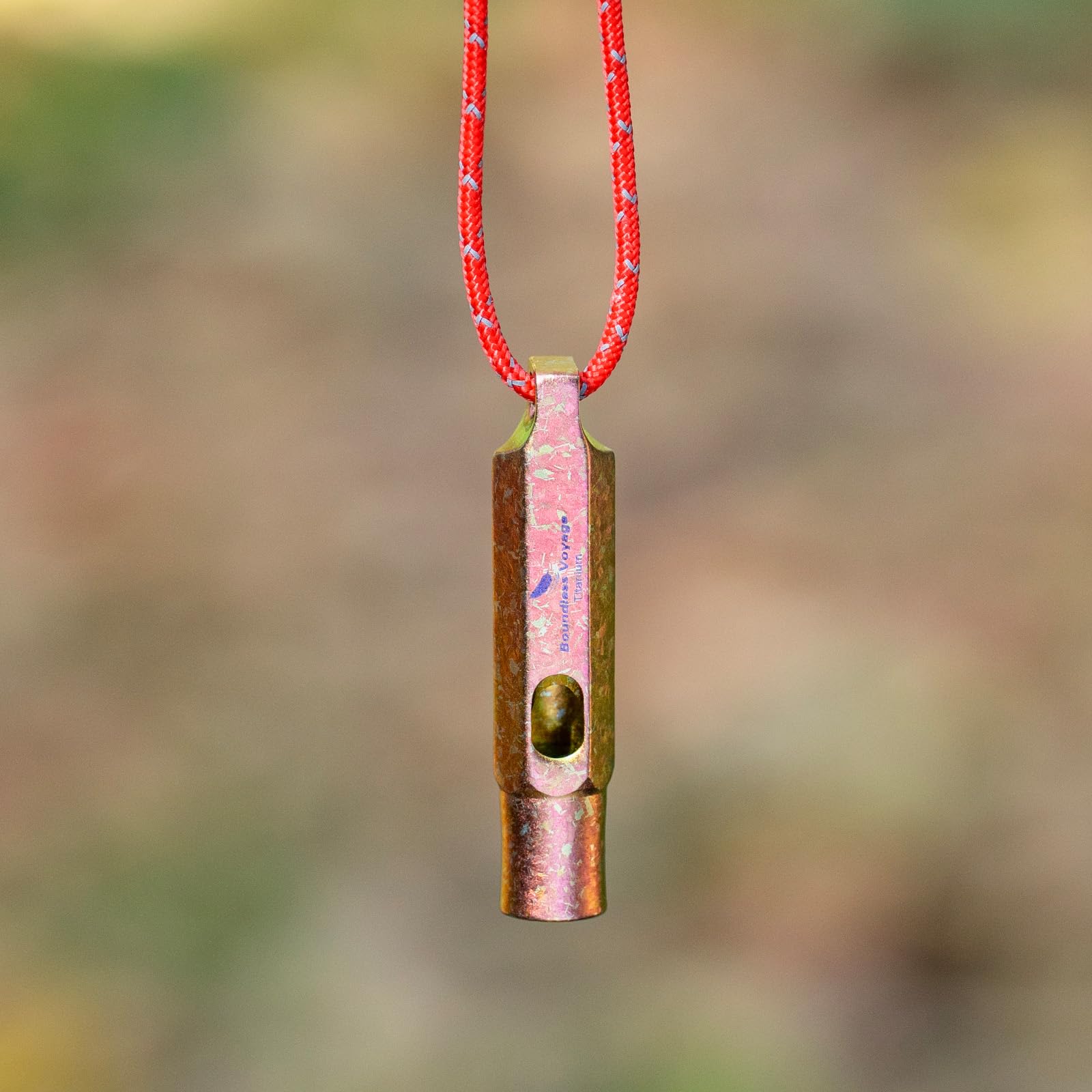 iBasingo Ti9015O green finish whistle for confident visibility and quick calls