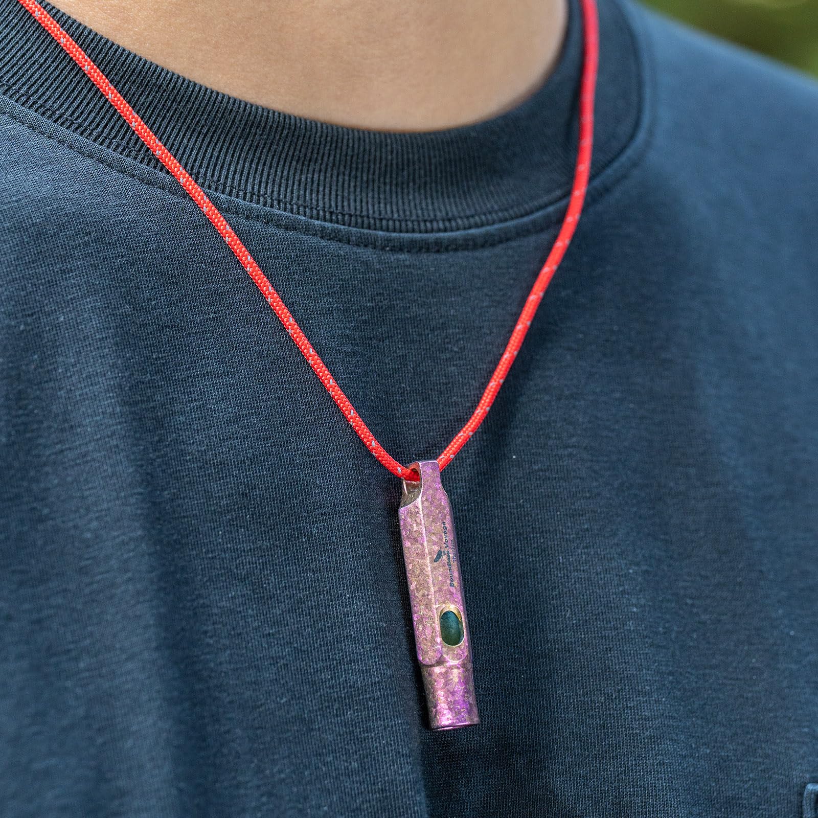 iBasingo Ti9015O heat-anodized purple for easy identification during activities.