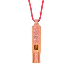 iBasingo Ti9015O sandblasted titanium whistle for rugged outdoor signaling