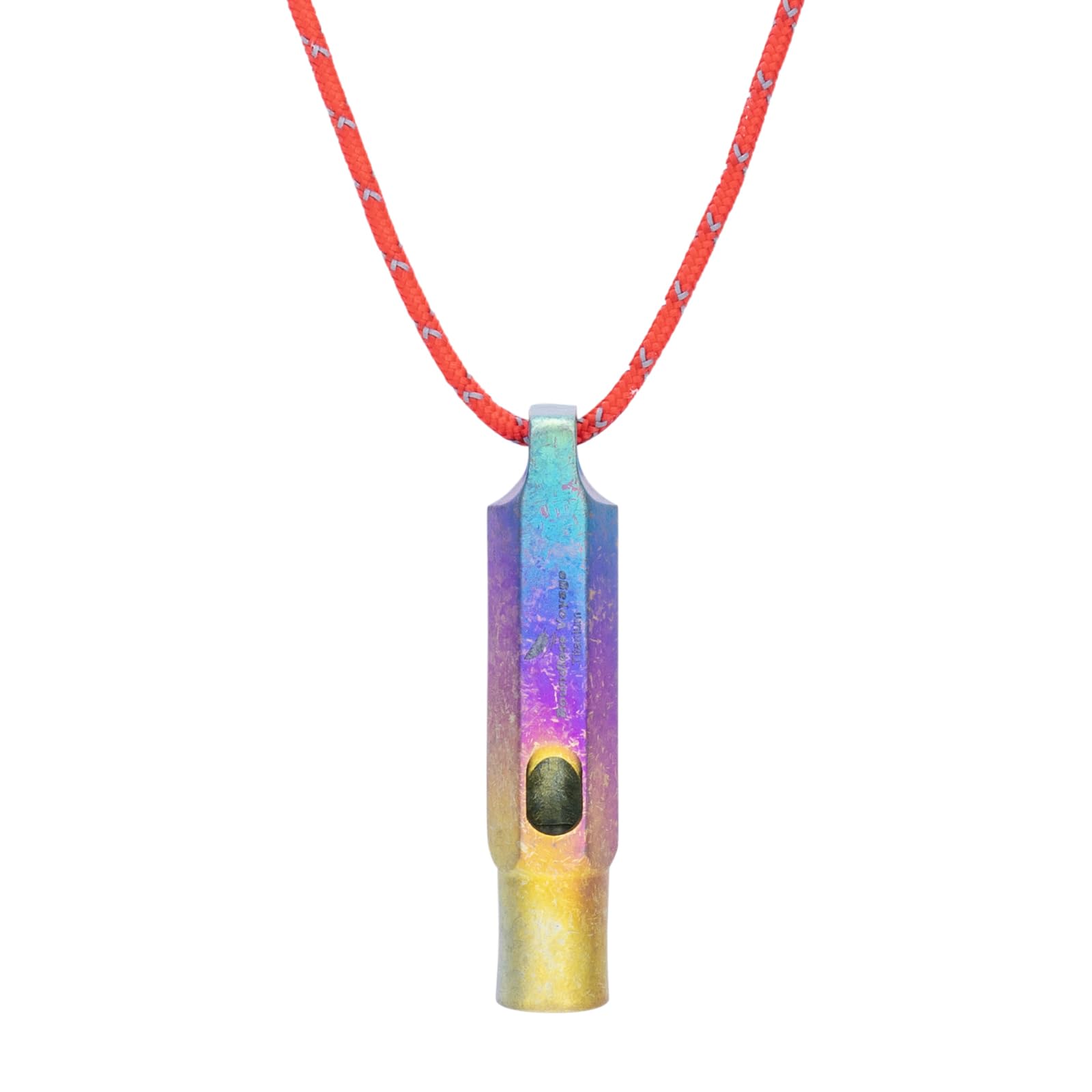 iBasingo Ti9015O sandblasted finish whistle for rugged outdoor durability