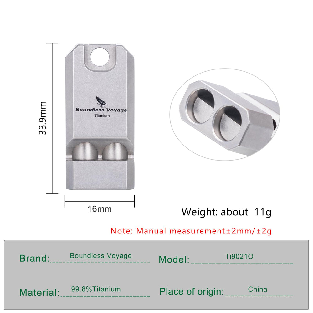 iBasingo Ti9021O whistle emits 120 dB for far-reaching alerts