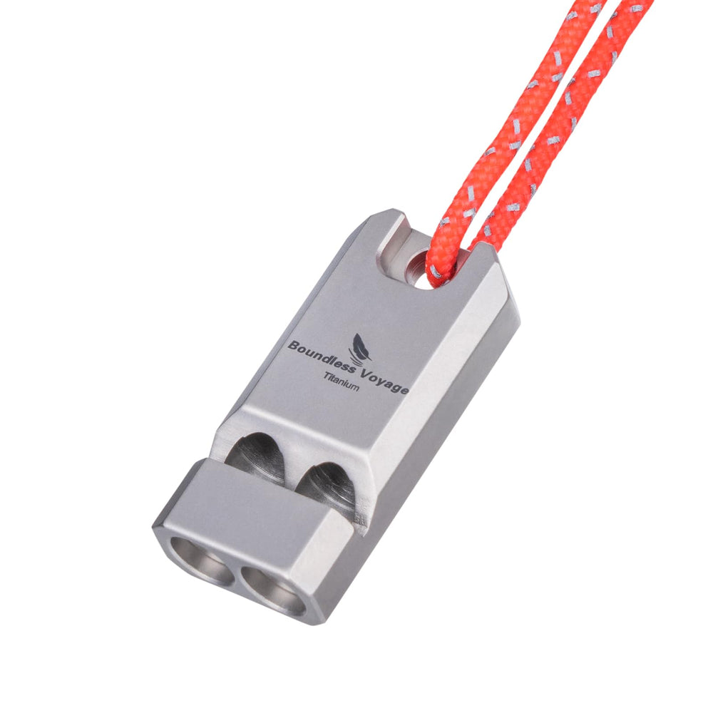 iBasingo Ti9021O whistle compact on neck for quick signaling outdoors