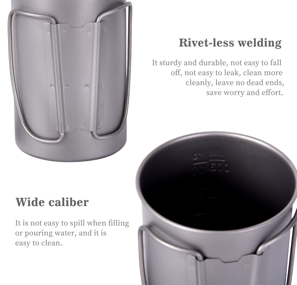 iBasingo titanium bottle seal with silicone gasket prevents leaks on the go.